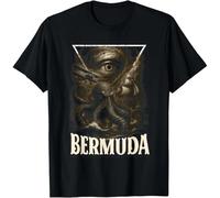 tf6jres Bermuda Mystery of The Deep Nautical Ocean Lover Exploring T-Shirt Black XL