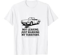 tf6jres Classic British Roadster - Funny British Car Oil Leak Design T-Shirt Black XL