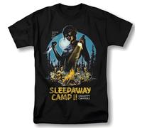 tf6jres Sleepaway Camp Shirt Horror Movie Vintage Graphic Design T-Shirt Black