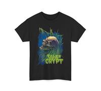 tf6jres Tales from The Crypt T-Shirt Horror Movie Lover Gift Spooky Vintage Tee Black Black