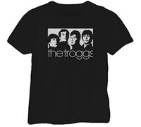 tf6jres The Troggs Wild Thing Retro Music Group T Shirt Black Black