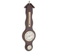 TFA 20.1037 Analogico Stazione Meteo Legno Massiccio Barometro Termometro