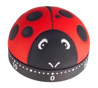 TFA 38.1025 Timer da Cucina Coccinella Analogico Cronometro Scarabeo 60 Minuti