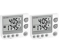 TFA 38.2025 - Timer elettronico doppio (bianco) (Confezione da 2)