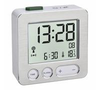 TFA 60.2545.54 sveglia radiocontrollata argento/bianco Orologio/sveglia