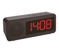 TFA 60.2546.01 Sveglia digitale Rettangolo Nero FM Batteria Mini Stilo AAA