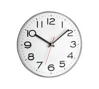 TFA 60.3017 Parete Orologio al quarzo Cerchio Grigio Bianco Plastica Adulti