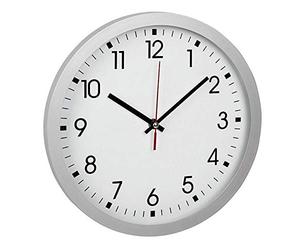 TFA-60,3035.02 Orologio elettronico, 300 mm, Colore: Argento