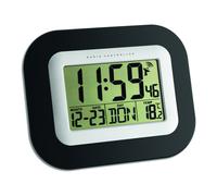 Tfa Dostmann 60.4503 Radio Wall Alarm Clock Nero One Size / EU Plug