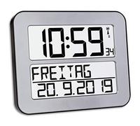 TFA 60,4512.01-Orologio da Parete Argento - NUOVO