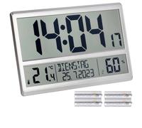 TFA 60.4520 XL Orologio Da Digitale Temperatura Orologio Parete Radio Data