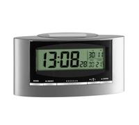 Tfa Dostmann 98.1071 Solar Alarm Clock Argento One Size / EU Plug