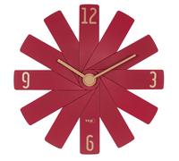 TFA Clock in the box rosso Wanduhr 60.3020.05