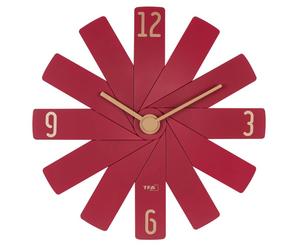 TFA Clock in the box rosso Wanduhr 60.3020.05