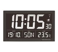 TFA® digitale Funkwanduhr 60.4505 schwarz NUOVO