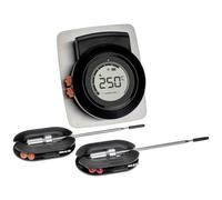 TFA Dostmann 14.1513.01 Termometro per Grill Allarme, Cavo sensore, App gratis