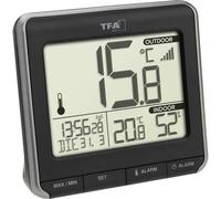 TFA Dostmann 30.3069.01 PRIO Termometro digitale senza fili Nero, Bianco