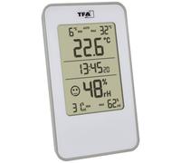 TFA Dostmann 30.5057.02 Digitales Thermo-Hygrometer Termoigrometro Bianco