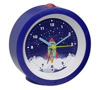 TFA Dostmann 60.1033 - Sveglia analogica per bambini, motivo sveglie (blu)