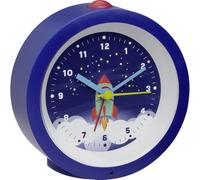TFA Dostmann 60.1033 - Sveglia analogica per bambini, motivo sveglie (blu)