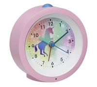 TFA Dostmann 60.1033 - Sveglia analogica per bambini, motivo sveglie (rosa)