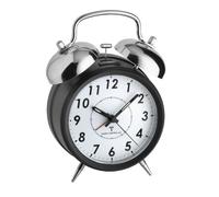 TFA Dostmann Sveglia radiocontrollata 60.1503 - atomica nera con lancetta fluorescente