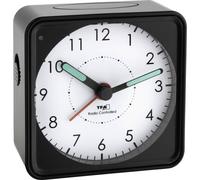 TFA Dostmann 60.1510.01 Radiocontrollato Sveglia Nero Fluorescente lancetta