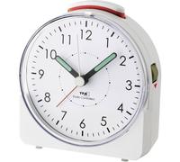 TFA Dostmann 60.1513.02 Sveglia Radiocontrollato Bianco Fluorescente lancetta