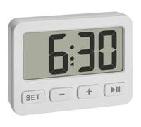 TFA Dostmann 60.2036.02 Quarzo Sveglia Bianco Tempi di allarme 1 Timer 1 tempo