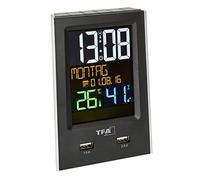 Tfa 60 2537 01 radiocontrollato sveglia nero tempi di allarme 1