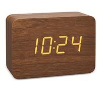 TFA Dostmann 60.2549 Clocco - Radiosveglia elettroniche (Arancio Marrone con batterie)