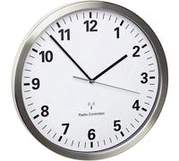 Tfa Dostmann Orologio Da Parete Al Quarzo Rotondo Argento Bianco 60.3523.02