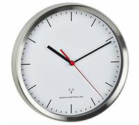 TFA 60.3530.02 Orologio Da Analogico Radio Sweep Meccanismo 220mm Acciaio Inox