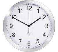 Tfa 98.1091.02 radiocontrollato orologio da parete 25 cm x 4 alluminio opaco