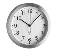 Tfa 98.1091.02 radiocontrollato orologio da parete 25 cm x 4 alluminio opaco