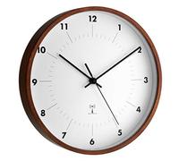 TFA Dostmann 98.1097 Orologio da Parete con impiallacciatura in Legno - NUOVO