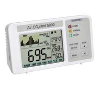 AirCO2ntrol 5000 Cablato, CO2-Messgerät bianco, Cablato, Casa, USB, 120 mm, 33 mm, 66 mm