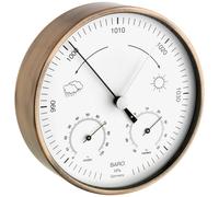 TFA 20.2027.51 Stazione Metereologica Rame Barometro Termometro Analogico Tondo
