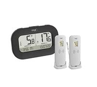 TFA Dostmann DOUBLE-CHECK Funk-Thermometer digital nero