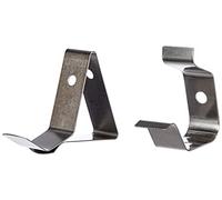 TFA Dostmann Clip per termometro grill per arrosto per fissaggio della sonda di temperatura, in acciaio inox, L 42 (38) x L 15 x A 50 (40) mm