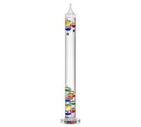 TFA Dostmann Galileo Galilei 18.1017 Termometro analogico in vetro XL, termometro liquido, 64 cm, misurazione della temperatura interna, facile lettura, segni di temperatura argentati, oggetto