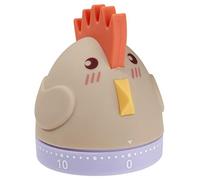 TFA Dostmann Gallo sveglia da cucina, 38.1040, timer meccanico, timer per uova, divertente, plastica