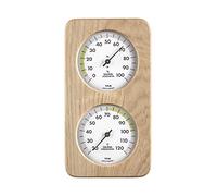 TFA Dostmann Helsinki - Thermo-igrometro sintetico per capelli, resistente al calore, in legno massiccio, L 131 x L 34 x H 240 mm