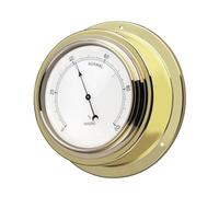 TFA Dostmann Igrometro analogico MARITIM, 44.1009, in ottone lucido, misuratore di umidità, strumento marino