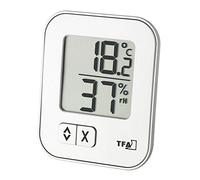 TFA Dostmann igrometro digitale Moxx, 30.5026.02, termometro intero, clima ambientale, per la casa, bianca