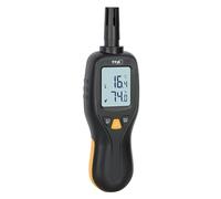 TFA Dostmann Igrometro professionale, misuratore di umidità digitale, 31.1066.01, veloce, preciso, da -50 a +70 °C, precisione 0,3 °C, termometro, funzione max min, retroilluminazione, nero