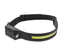 TFA Dostmann Lampada frontale a LED Lumatic Free, 43.2039.01, lampada da testa, con batteria, resistente agli spruzzi, super luminosa, luce rossa, luce di messa a fuoco, luce frontale nera