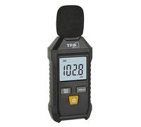 TFA Dostmann Misuratore acustico digitale calibrabile 31.2002, da 35 a 130 dBA, con valutazione di frequenza, retroilluminazione, include paravento, custodia portaoggetti, funzione max-min., nero