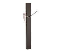 TFA Dostmann Orologio a pendolo analogico PICUS, 60.3062.08, moderno, al quarzo, uccello oro rosa, marrone scuro, (L) 246 x 75 x (H) 653 mm