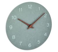 TFA Dostmann Orologio da Parete analogico 60.3054.10, lancette in Legno, Silenzi